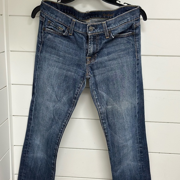 7 for All Mankind Cropped Bootcut Jeans Size 28 - Picture 1 of 2